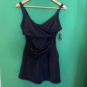 Soma swim, NWT. Black one piece size 14